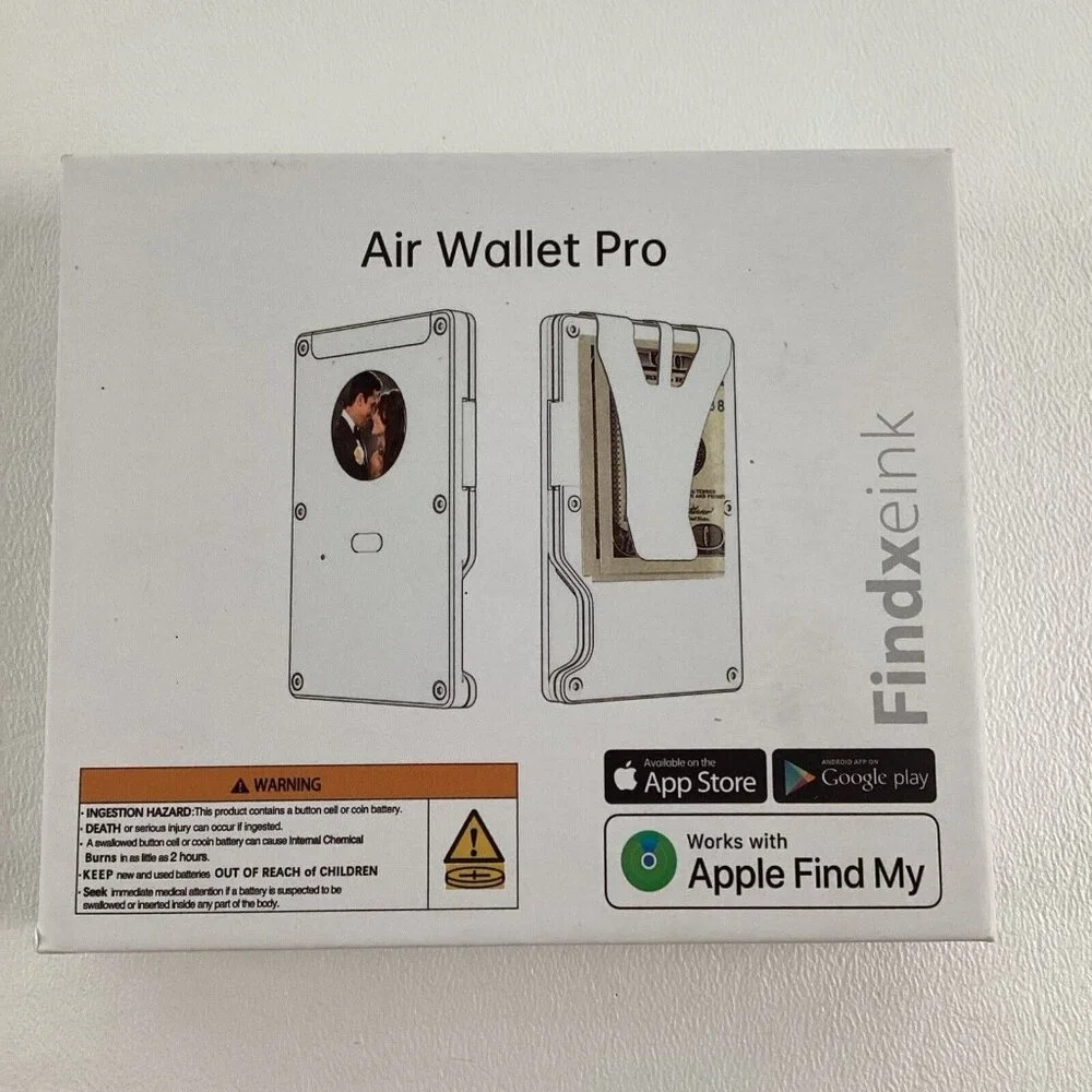 Air Wallet Pro Smart Tracker Apple Find My Card Money Holder Black Findxeink New
